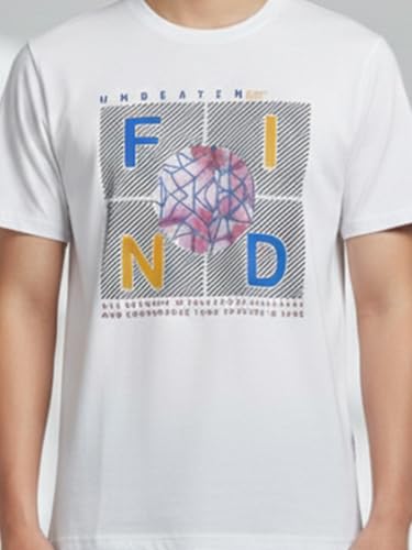 Image of Dollar Men's Pack of 1 Printed Non Zipper Round Neck T-Shirt