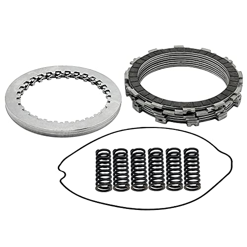 JINFANNIBI Complete Clutch Kit Heavy Duty Springs and Cover Gasket Compatible for Honda CR 250R CR250R 1994-2007