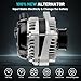 Farrme 11099 Car Alternator Fit for Honda Odyssey 05-07, Pilot 05-08, Ridgeline 06-08, Acura TL 04-08, MDX 03-09, RL 05-08 3.2L 3.5L 3.7L Automotive Replacement Alternators 11151 31100-RDJ-A01 130A
