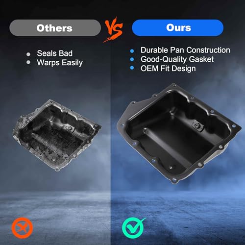HEROFFIX No.265-833 Transmission Oil Pan with Gasket Set for Dodge Grand Caravan 3.6L 2011-2020 for Dodge Journey 2.4L 3.6L 2012-2019 6-Speed Automatic 62te Transmission No.5078556AA by HEROFFIX - Used condition - Image 5
