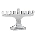 Zion Judaica Stylish Elegant Menorah