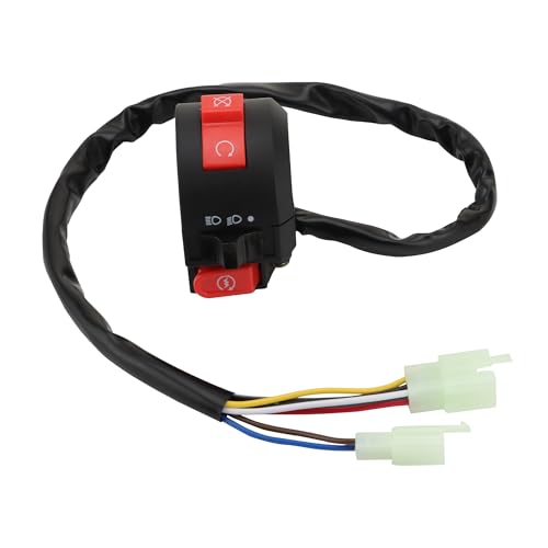 WOOSTAR Izquierda Interruptor Arranque Reemplazo para Taotao 50cc 70cc 90cc 110cc 125cc 150cc Sunl Coolster ATV Quad 4 Wheeler