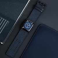 Tefeca Dual Series Armband für Apple Watch Ultra, Uhrarmband/Ersatzarmband kompatibel mit Apple Watch (Onyx Nylon mit schwarzen Adaptern, Ultra breit 49/45/44/42mm) – Ansicht 6
