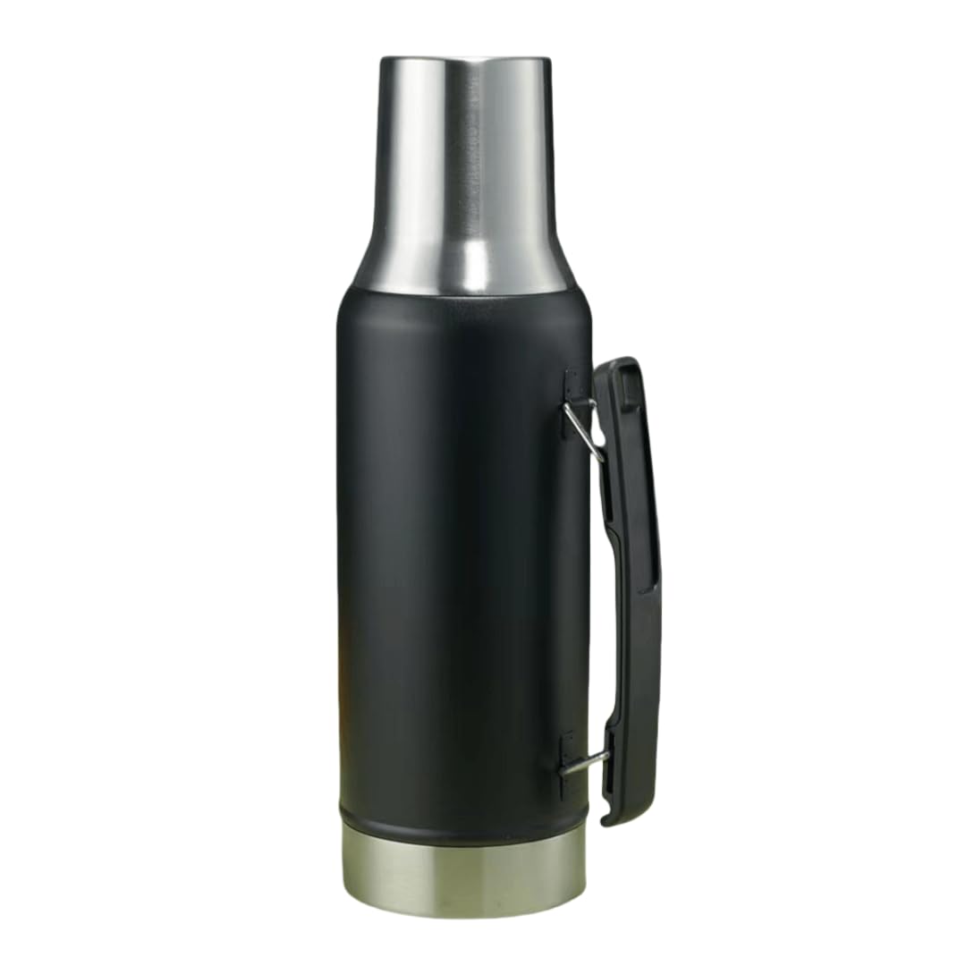Neue Version Edelstahl vakuumisoliert 1,2 l Mate Tee – kalt für 48 Stunden – 20 Stunden eisgekühlt – spülmaschinenfest – Reisebecher für kalte oder heiße Getränke, BPA-freie Thermoflasche