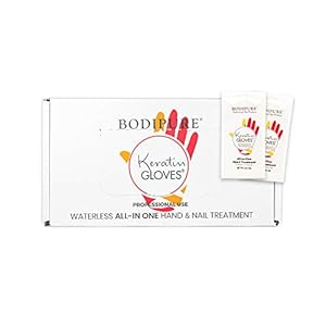 Bodipure Professional Keratin Gloves for Nail Strengthening – Moisturizing Hand Mask for Dry and Cracked Hands – Hand…