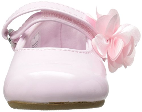 image for Baby Deer Girls' Mary Jane Skimmer First Walker Shoe, Pink, 3 M US Tod