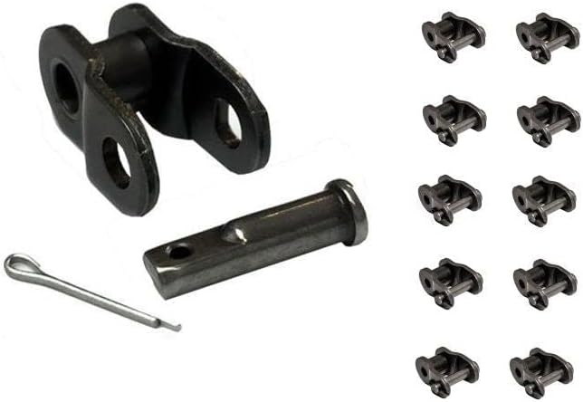Jeremywell 10 Pieces #415 Offset Link 1/2 Link, Half Link, Crank Link, Motorized Bicycle