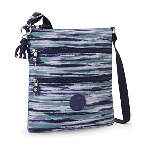 Sac bandoulière Kipling Keiko à rayures brossées anti encombrement