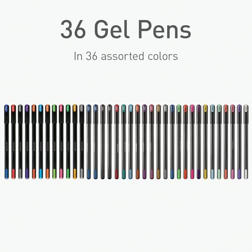 Pentonic Bolígrafos Gel, 36 Unidades, Colores Surtidos miniatura 3