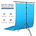 LINCO Lincostore Zenith Portable T-Shape Background Backdrop Stand Kit 1.5x2m - 1.5m Wide (Fixed) and 2m High (Adjustable from 0.75m to 2m High)- Lightweight Only 4 Lbs Easy to Carry and Storage