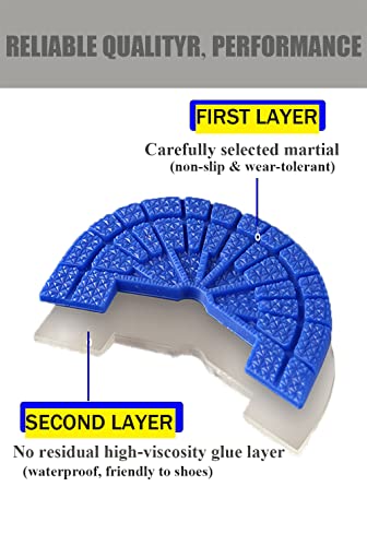 Miiooan 5-6RED Sole Protector For Sneakers, Strong Self-Adhesive Shoe Heel Repair Plates Non Slip Heel Pad Sole Plates thumb #2