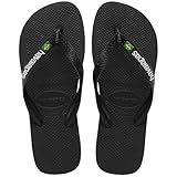 Havaianas - Top Brasil, Comfortable, Durable and Lightweight Flip-Flops, with Non-Slip Sole, Brazil Flag on the Straps, Adults, Unisex