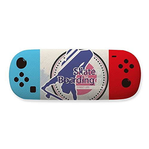 Étui lunettes de skateboard aquarelle idéal pour vos sessions au skatepark