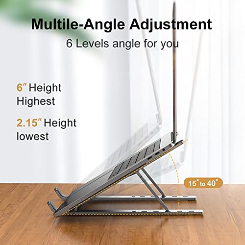 Soporte Plegable para Laptop de Aluminio Ajustable miniatura 4