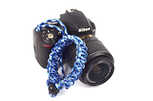 Image of Paracord Wrist Strap for robust hand grip to hold all DSLR camera /heavy gear /Binocular