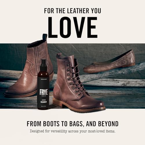 Frye Instant Leather Cleaner – Deep Clean for Leather | Non-Toxic, Made in USA | Gently Lifts Dirt from Shoes, Boots, Couches, Purses, Bags & More - 2
