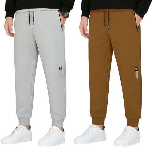 Image of Lymio Men's Regular Slim Fit Mid Rise ycra Full Elastic Jogger Track Pant Printed Joggers (TP-47-49)