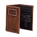 ARIAT Trifold Wallet USA Flag Patch, Medium Brown, One Size