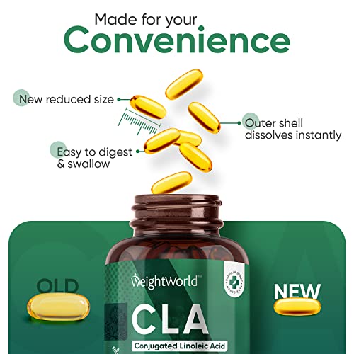 CLA Supplement 3000mg - 180 High Strength Softgels - 80% Active Isomers Conjugated Linoleic Acid from Safflower Oil - Pre Workout Diet Supplement (Alternative of L-Carnitine) for Men & Women - Image 6