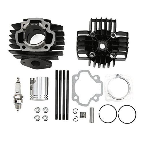 Kit de pistão de cabeça de cilindro, liga de alumínio de dissipação de calor de alta resistência 953