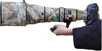CHASING BIRDS Lens Camouflage Waterproof Coat for Nikon AF-S 800mm F5.6 E FL ED VR Rainproof Lens Protective Cover Yellow Tree Camouflage