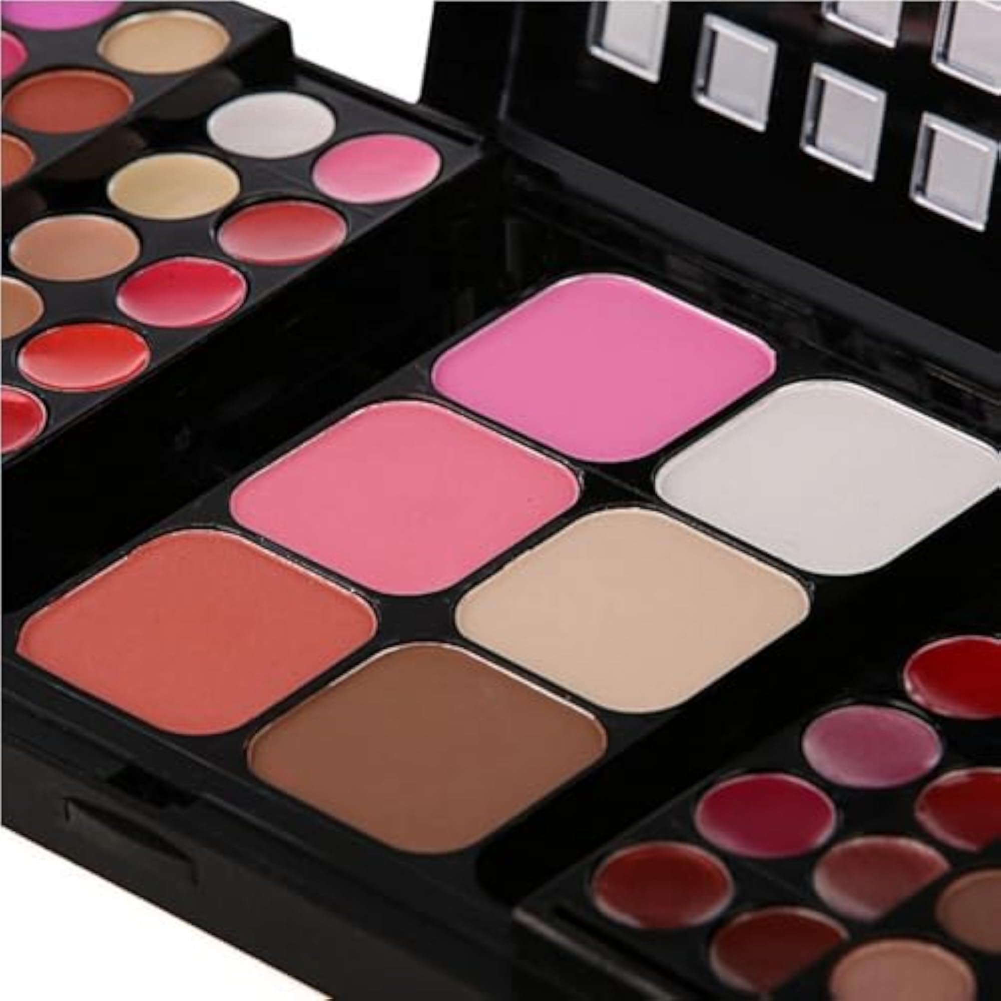 Cosmetic Makeup Palette Set with Aluminum Makeup Case for Professionals
