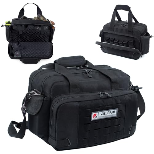 Pistol Shooting Bag - Tactical Handgun Case, Ammo, Gun Carrying Case