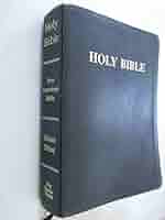 洋書 HOLY BIBLE Holy Bible: New American, Black, Bonded Leather, Catholic