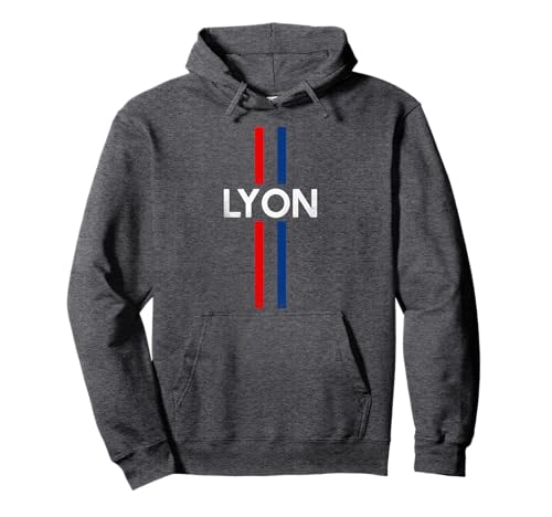 Supporter Lyonnais Foot Ou Habitant Équipe de Lyon Cadeau Sweat à Capuche