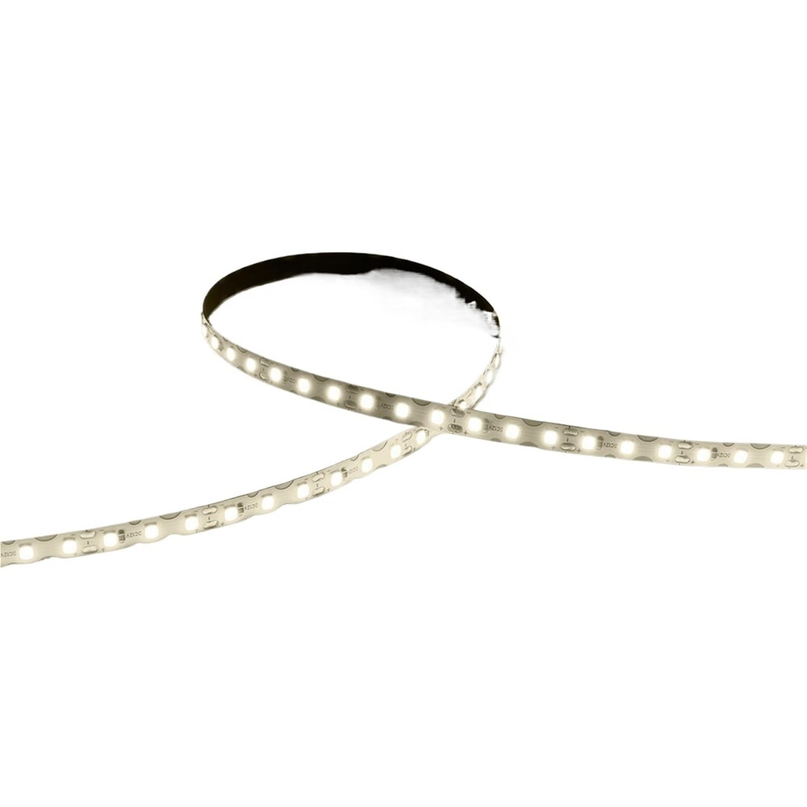 1 szt. DC12V S kształt taśmy LED 6 mm elastyczna szerokość 2835SMD 120LED/m elastyczna składana taśma świetlna DIY neonowa litera 12 kolorów 1m-20 m (Nature White 4000K, 15m)