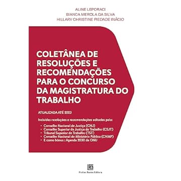 Capa do livro Coletânea de Resoluções e Recomendações para o Concurso da Magistratura do Trabalho