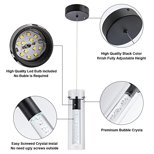 Image of 3-Pack Mini Pendant Lights,Black Finish