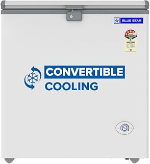 Blue Star CF4-180NEYW Single Door Deep Freezer (161 Liter, White, 4-star)