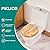 Toilet Seat, Solid Wood, Rubber Wood, High Gloss Finish, PIKLiDS (Round)