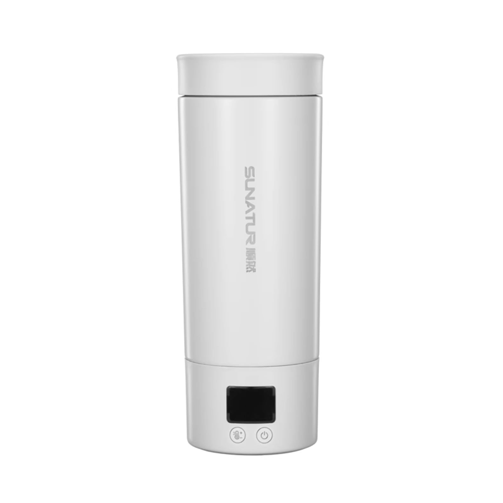 Bouilloire électrique de voyage, 300W, capacité 400ml, contrôle temp. à 11 niveaux, affichage temp. en temps réel, arrêt automatique + maintien au chaud, protection contre l'ébullition à sec