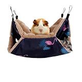 STTQYB Small Pet Cage Hammock, Hanging Bed for Small Animals Pet Cage Hammock Accessories Bedding fo