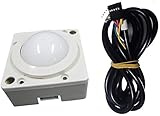 2 Inch White Ball Arcade Game Trackball Compatible with Jamma 412-in-1 Game Elf