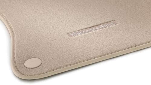 Mercedes Benz - Juego clásico de alfombrillas de terciopelo auténtico, 4 piezas, 21268088018t67