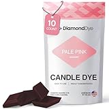 Pale Pink Candle Dye - Made in The USA - Premium Colorants - Highly Concentrated - Popular Colors for Paraffin or Soy Wax - Great for Professionals or Hobbyist - 10 Dye Chips