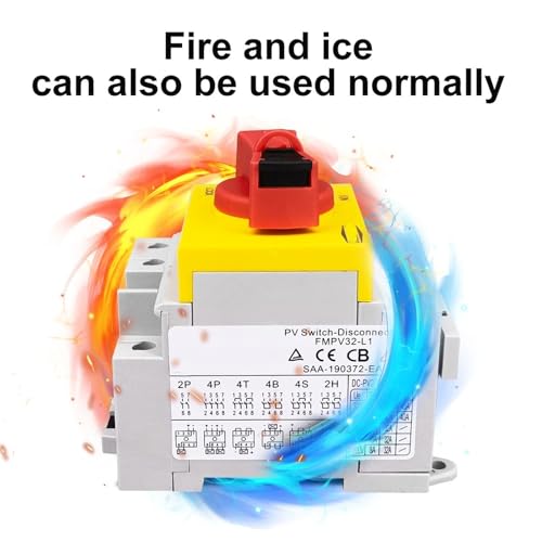 Sectionneur PV DC 1200V protégeant votre circuit contre les surcharges