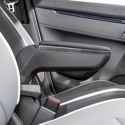 Rati Armster S Armrest Compatibile Con Suzuki Splash 2007-2014 [Fabric, Black] - 3