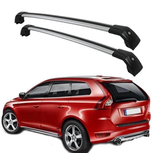 WBWJYAI Dachgepäckträger Dachträger für Barres de Toit Pour Volvo XC60 2008-2024 -Aluminium (2 Stücâ€¦ – Vignette