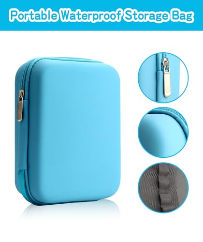 Baby Grooming and Healthcare Kits with Electric Nasal Aspirator, 21 in 1 Portable Baby Safety Care Set with Hair Brush Comb Nail Clipper for Newborn Infant Girl Boys(Blue)
