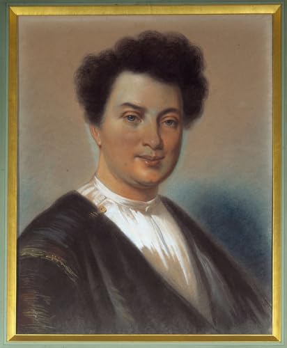 Peinture d'Alexandre Dumas Pere par Eugène Giraud pour habiller un grand mur vide 60x90