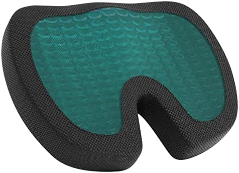 Amazon Basics Gel Enhanced Memory Foam Seat Cushion for Office Chair
