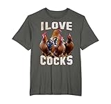 Funny I Love Cock Chicken Lovers