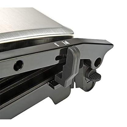 Bourgini Classic Panini Grill Plus, Tischgrill, Sandwichmaker, Antihaftbeschichteter Toaster für 2 Sandwiches, 29 x 23… – Bild 7