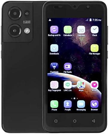Jectse Rino9 Smartphone, 5 Inch 2GB RAM 16GB ROM Dual SIM Smartphone Unlocked Cell Phone, 3800mah Mobile Phone for Android, Face Recognition (US Plug)