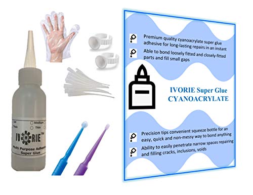 Ivorie IV-BNDADHGL Instant Bonding Glue Adhesive - Dental Lab thumb #1