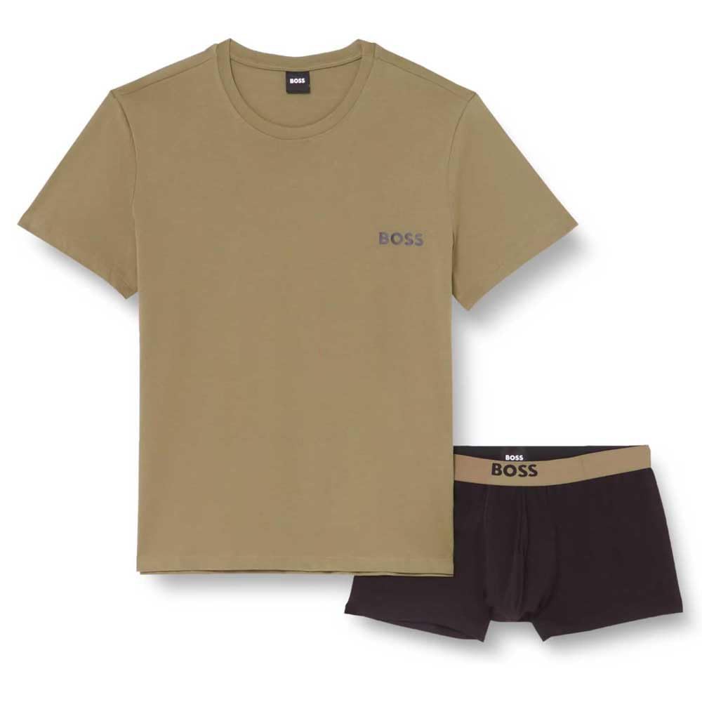 BOSS TShirtRN+Trunk Set, Conjunto de Regalo de Ropa Interior de los Hombres, Open Miscellaneous961,